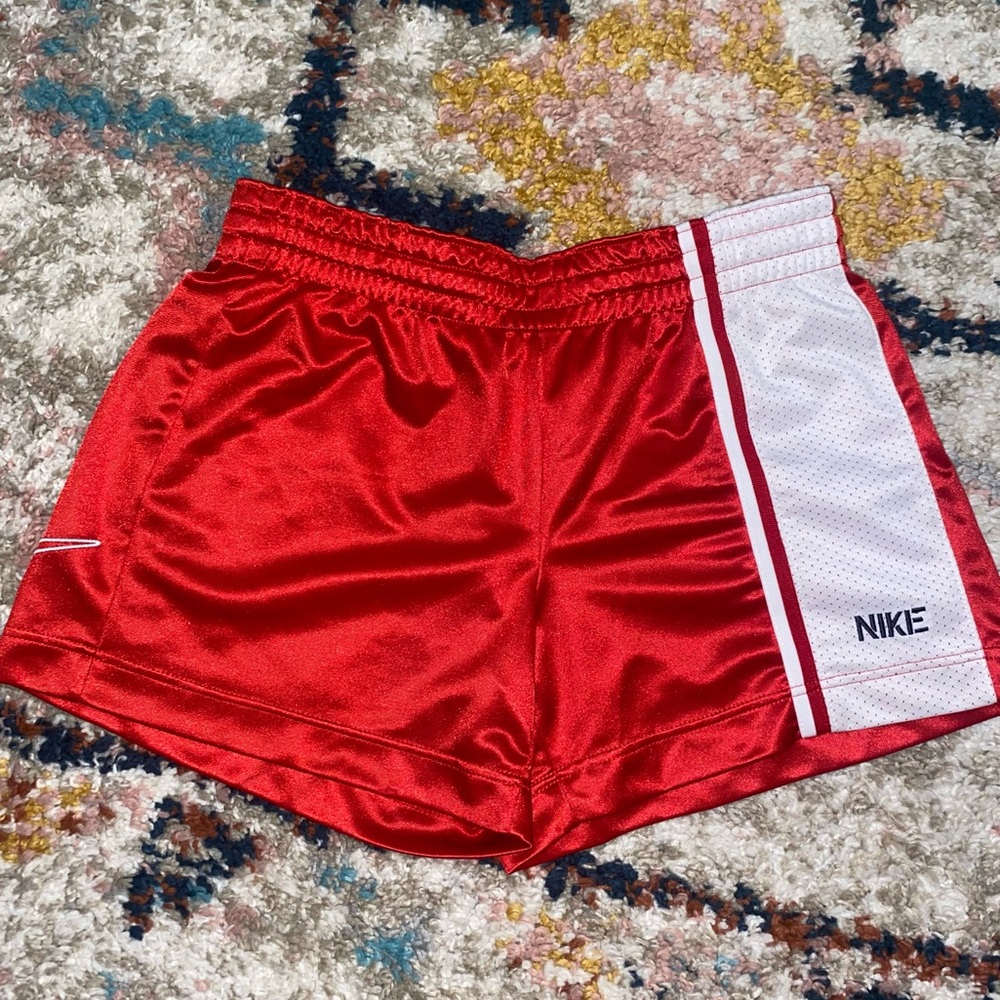 Red Retro Style Nike Shorts Size M 8-10